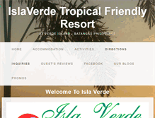 Tablet Screenshot of islaverderesort.com